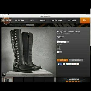 Harley boots brand new